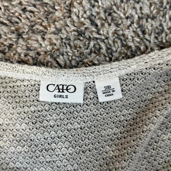 Cato Grey & Cream Boho Cardigan - Picture 8 of 8